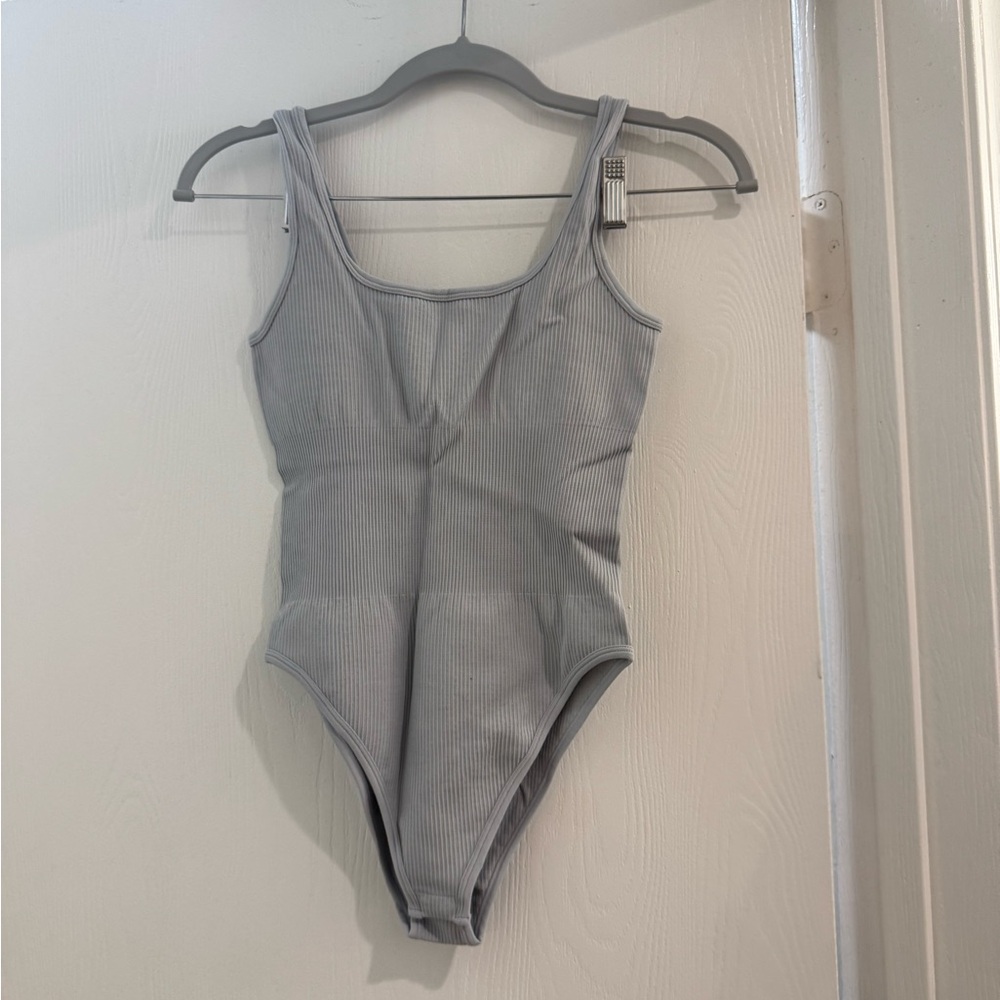 Gray bodysuit